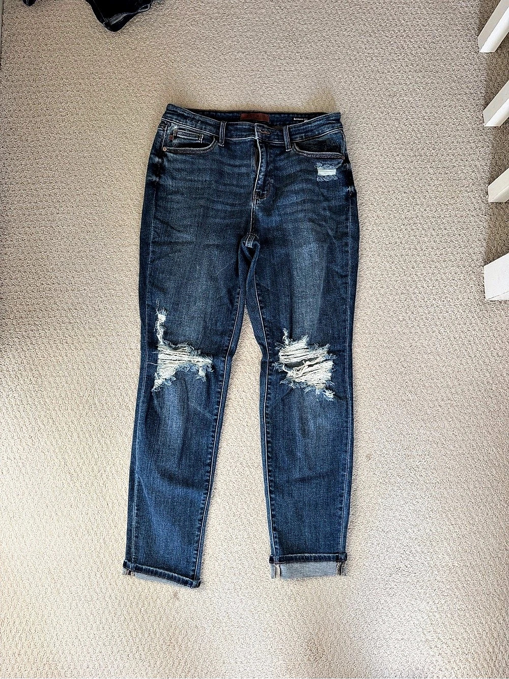 Judy Blue Los Angeles Boyfriend Fit Jeans Blue Waist 13/33